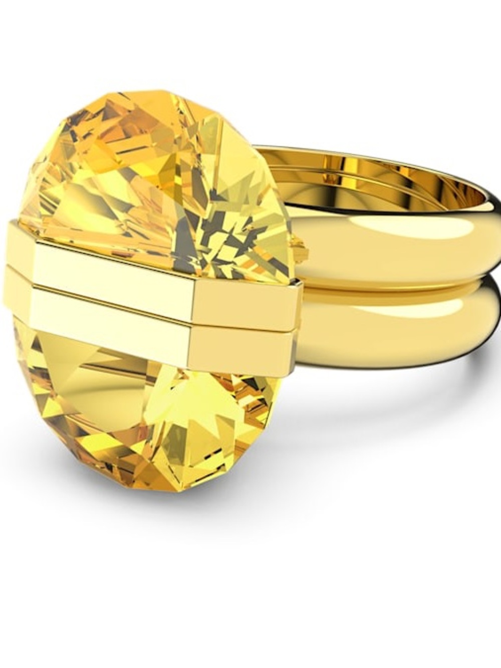 Swarovski Lucent Ring Magnetic, Yellow